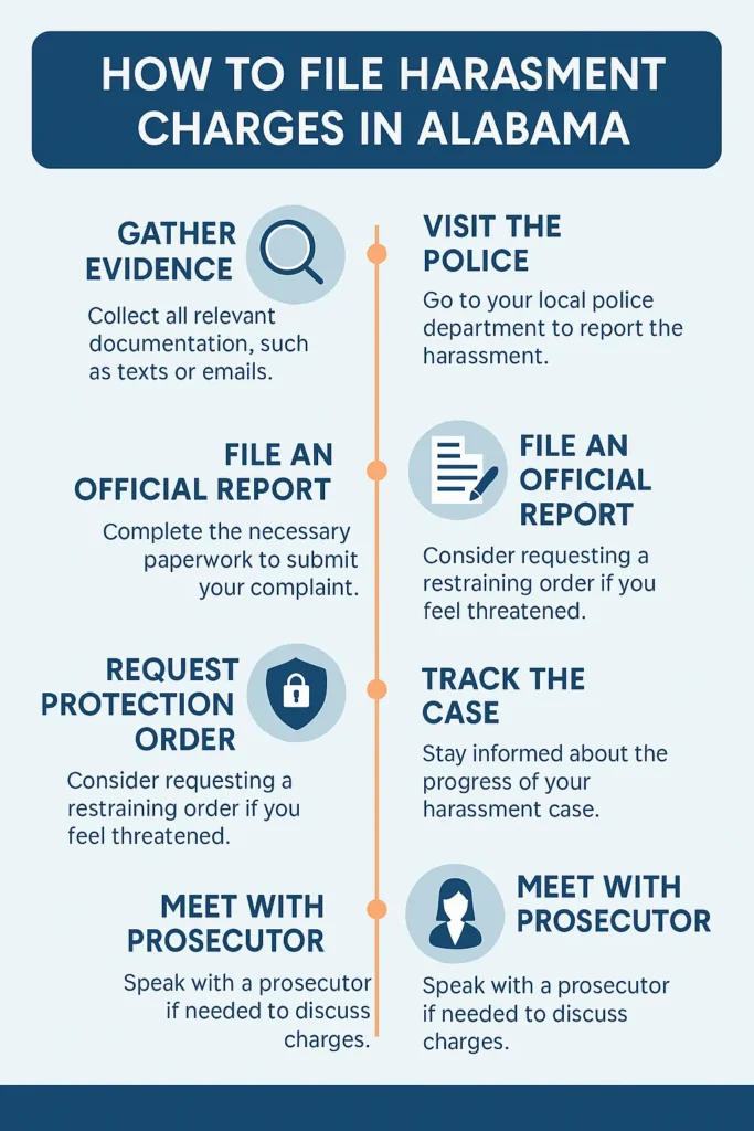 How to File Harassment Charges in Alabama