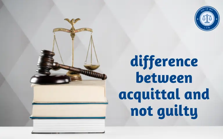 acquittal and not guilty